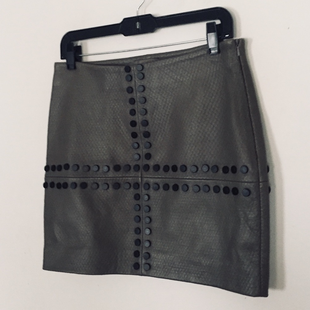 Tony Cohen Studded Leather Mini